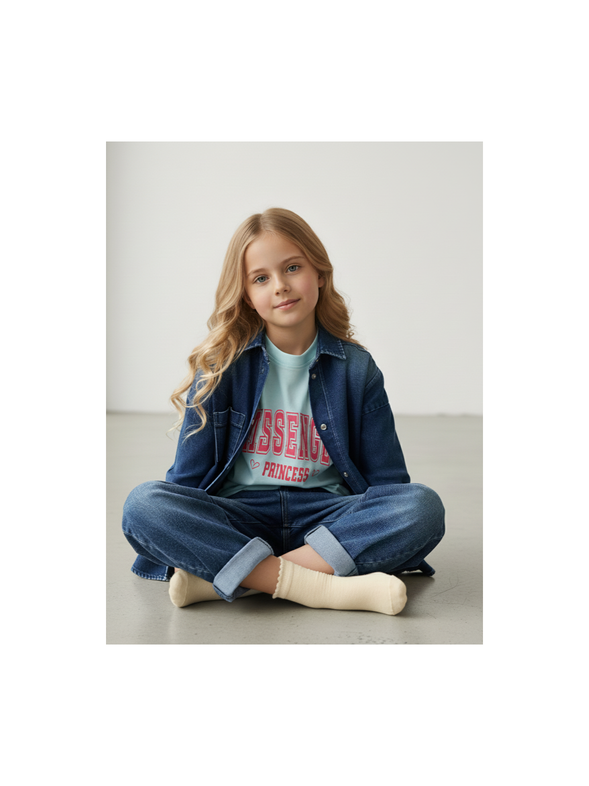 Skarpetki bawełniane ecru gładkie tullinogi