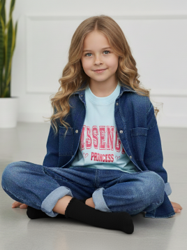 Skarpetki bawełniane czarne gładkie tullinogi