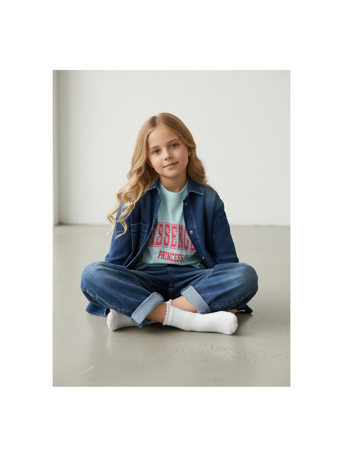 Skarpetki bawełniane białe gładkie tullinogi