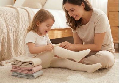 Gryzące rajstopy? Nigdy więcej! Jakie materiały wybierać dla wrażliwej skóry dziecka image