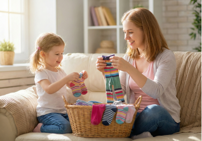 Jak prać dziecięce rajstopy, by nie mechaciły się i służyły cały sezon? 5 złotych zasad image