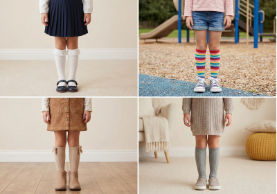 Podkolanówki wracają! 5 modnych i wygodnych stylizacji do przedszkola i szkoły image